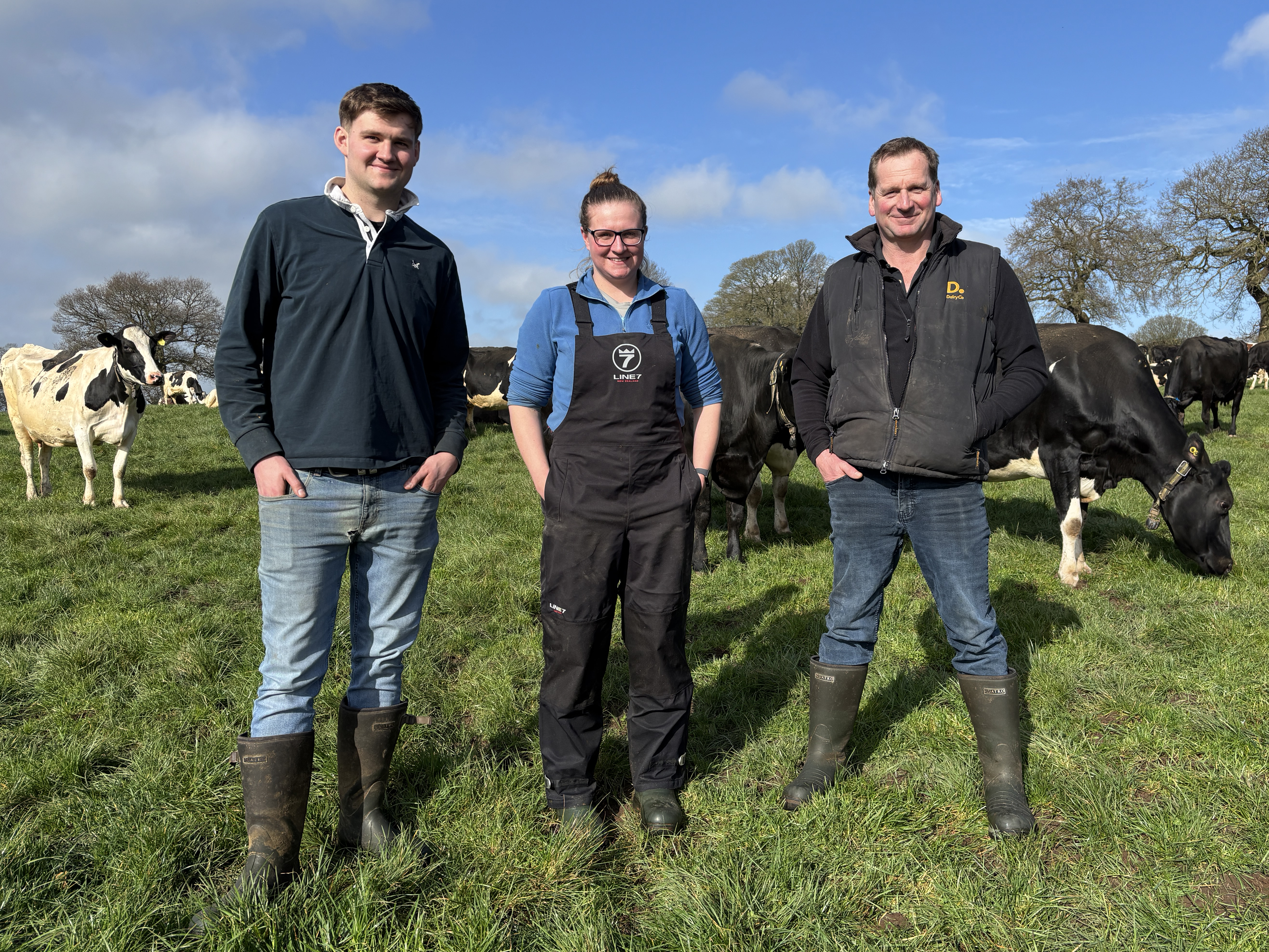 Three farm family uses monitoring tech to measure cow metrics